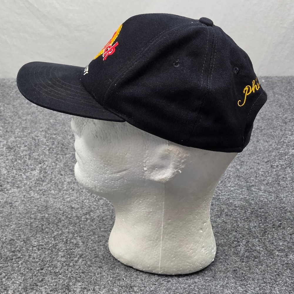 Vintage Hard Rock Cafe Hat Black Olongapo City Philippines Souvenir 90s KAM Y2K - Picture 3 of 7
